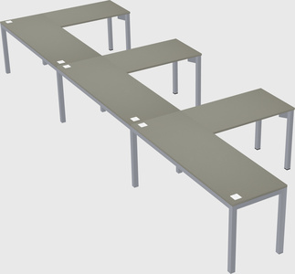 L-shaped desk