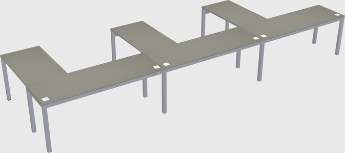 L-shaped desk