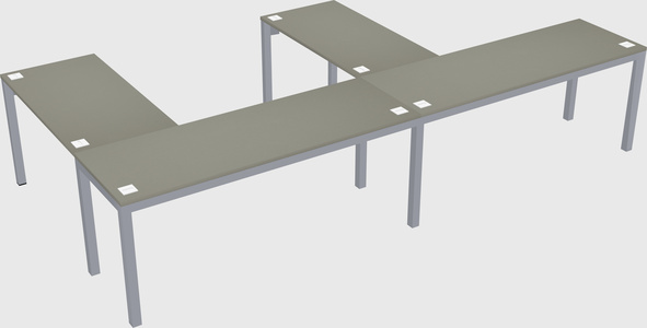 L-shaped desk
