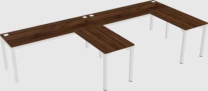 L-shaped desk