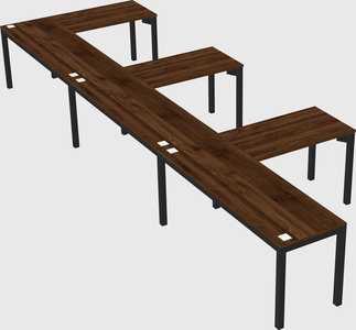 L-shaped desk