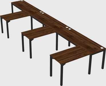 L-shaped desk