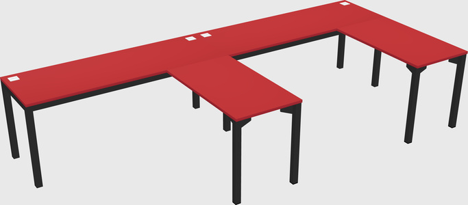 L-shaped desk
