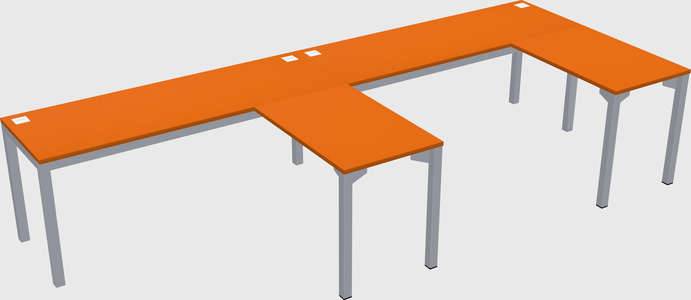 L-shaped desk