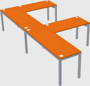 L-shaped desk