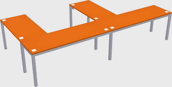 L-shaped desk