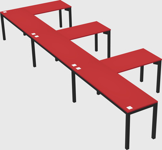L-shaped desk