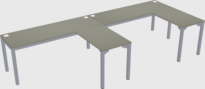 L-shaped desk