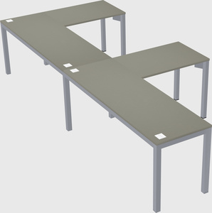 L-shaped desk