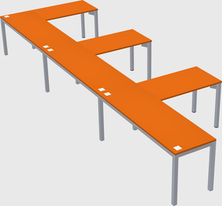 L-shaped desk