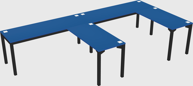 L-shaped desk