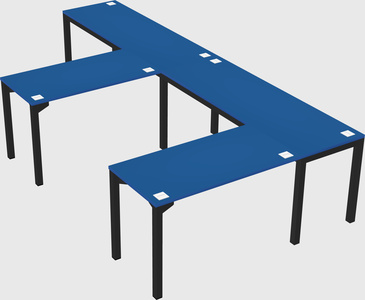 L-shaped desk