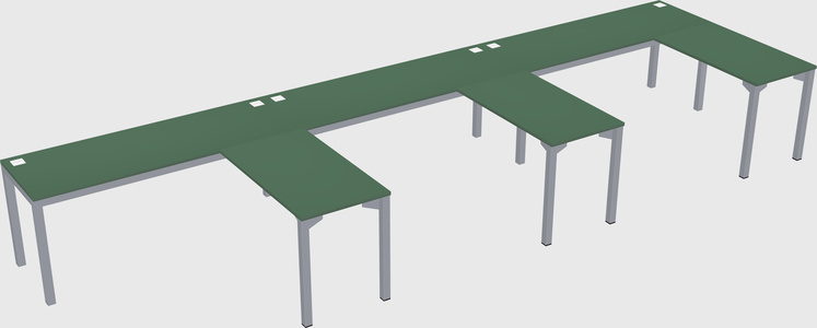 L-shaped desk