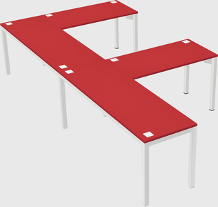 L-shaped desk