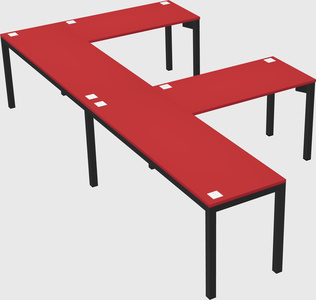L-shaped desk