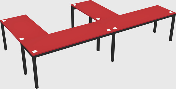 L-shaped desk