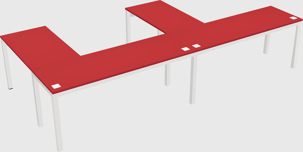 L-shaped desk