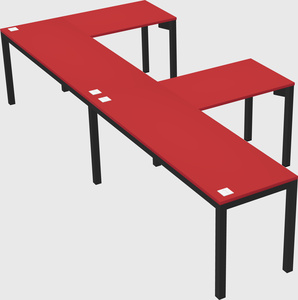 L-shaped desk