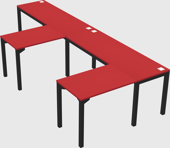 L-shaped desk