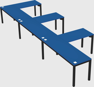 L-shaped desk