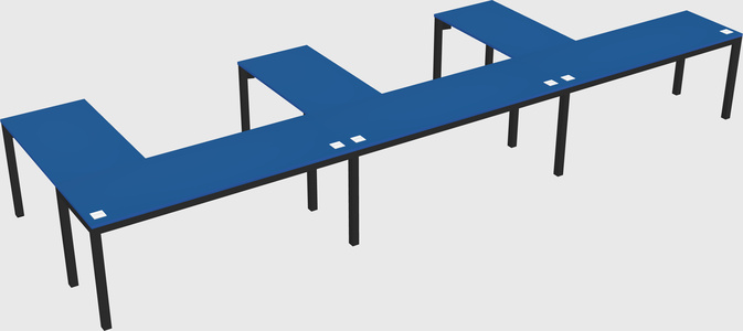 L-shaped desk