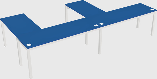 L-shaped desk