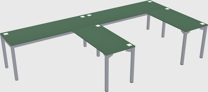 L-shaped desk