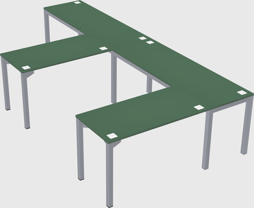 L-shaped desk