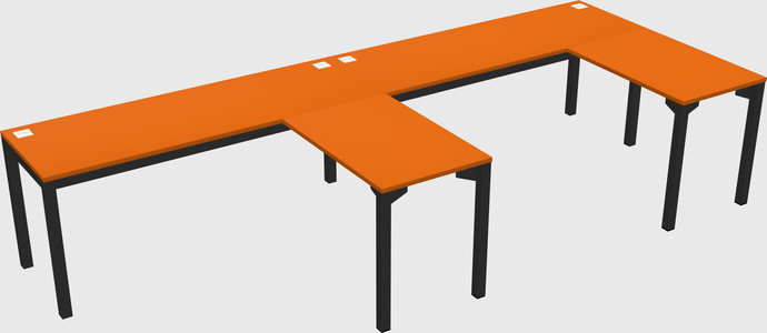 L-shaped desk