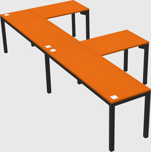 L-shaped desk