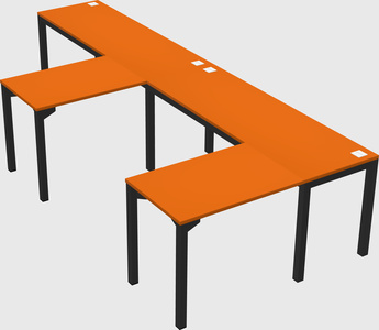 L-shaped desk