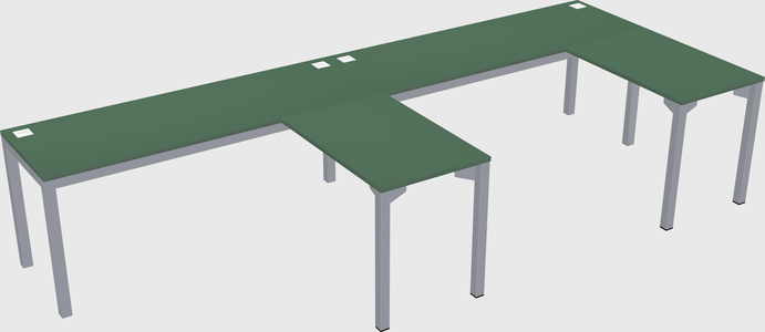 L-shaped desk