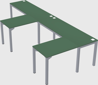 L-shaped desk