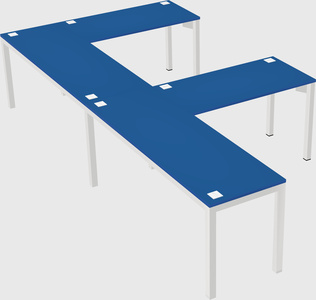 L-shaped desk