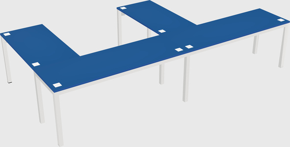 L-shaped desk