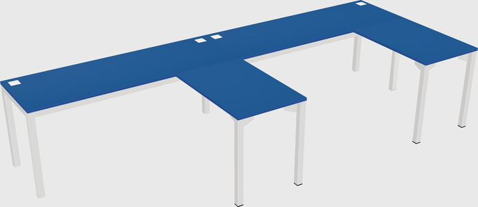 L-shaped desk