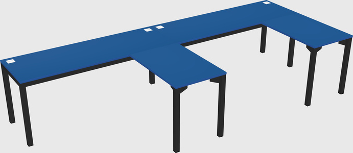 L-shaped desk