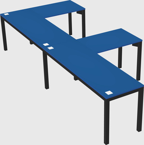 L-shaped desk
