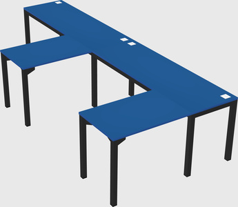 L-shaped desk