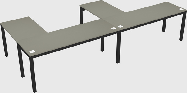 L-shaped desk