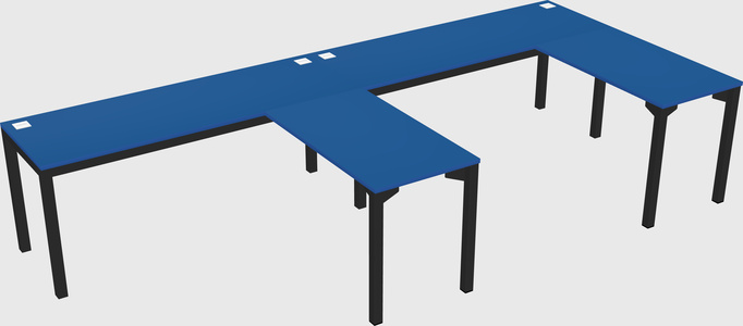 L-shaped desk