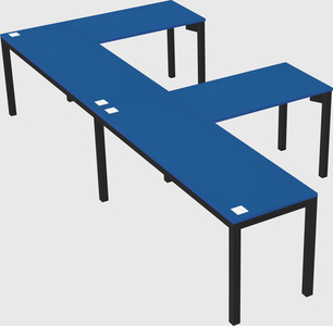 L-shaped desk