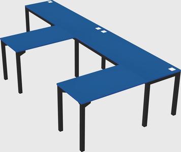 L-shaped desk