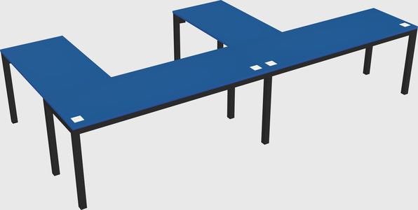 L-shaped desk