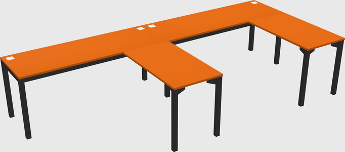 L-shaped desk