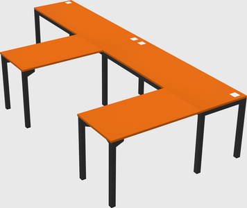 L-shaped desk