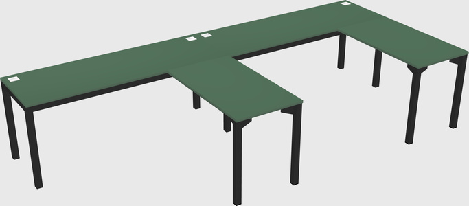L-shaped desk