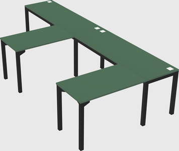 L-shaped desk