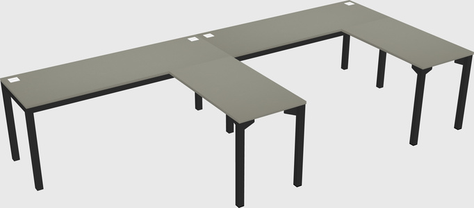 L-shaped desk