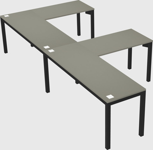L-shaped desk